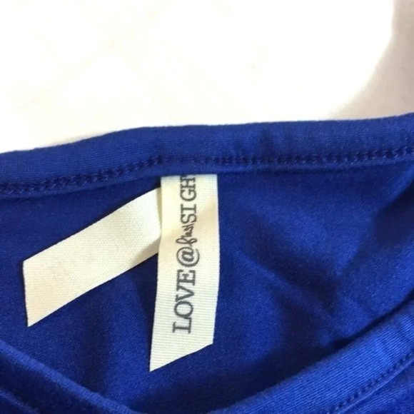 Love At First Sight Girls Romper Graphic Follow the Rainbow Blue Size M 5-6 - Picture 3 of 6